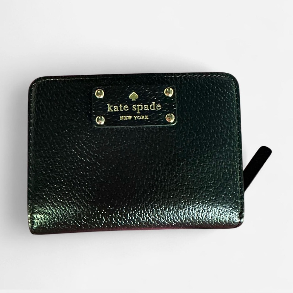 Kate Spade Jeanne Medium Black Slim Billfold Wallet
